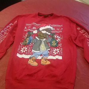Legendary Status black Bart Christmas sweat shirt